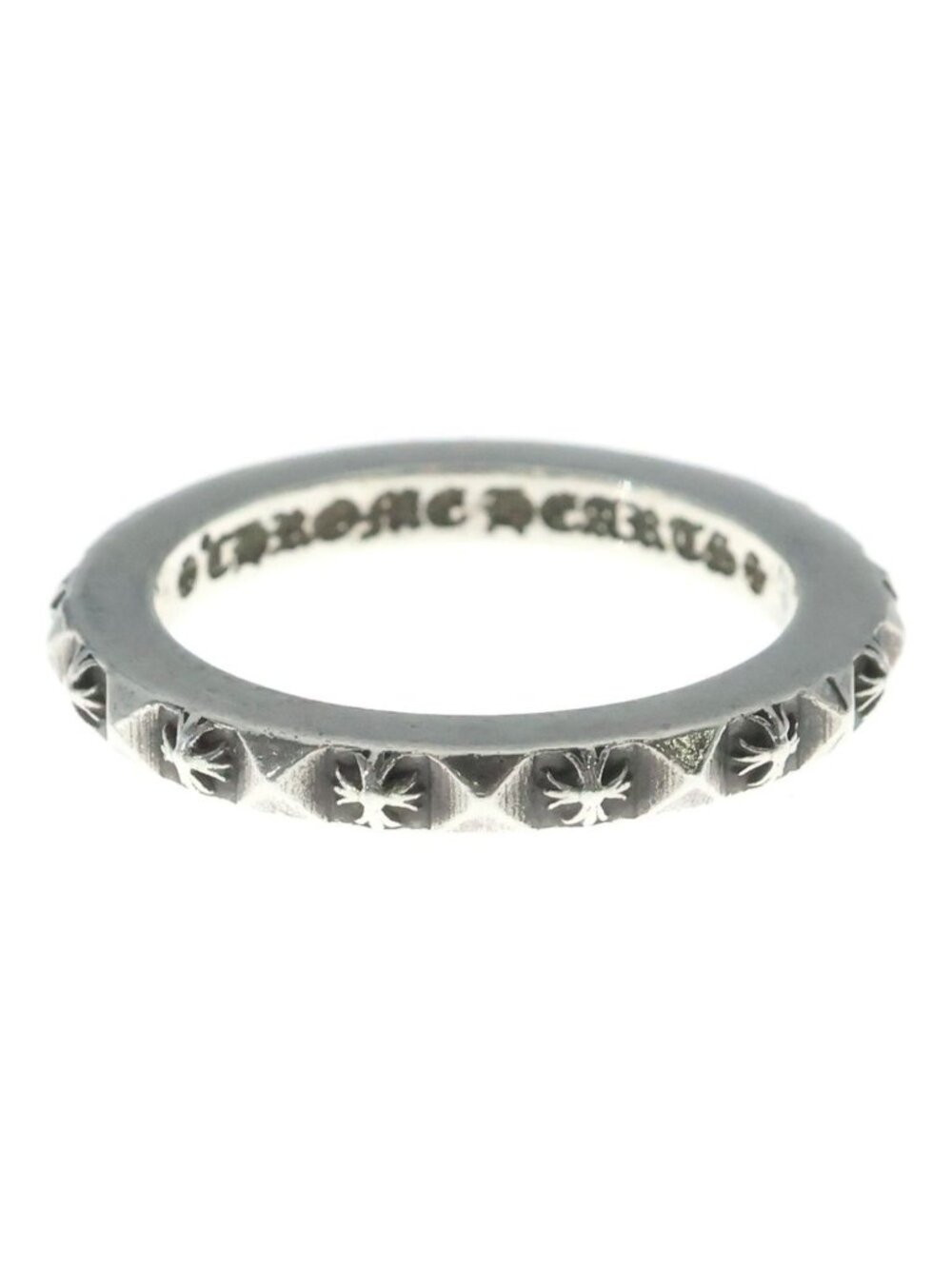 Chrome Hearts Tfp Pnk Pls True Fckin Punk Plus Ring Silver